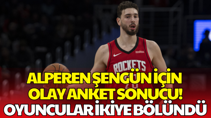 NBA Oyuncularından Alperen Şengün İçin Olay Anket Sonucu!